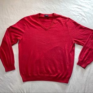 Brooks Brothers 100% Supima Cotton Sweater V-Neck